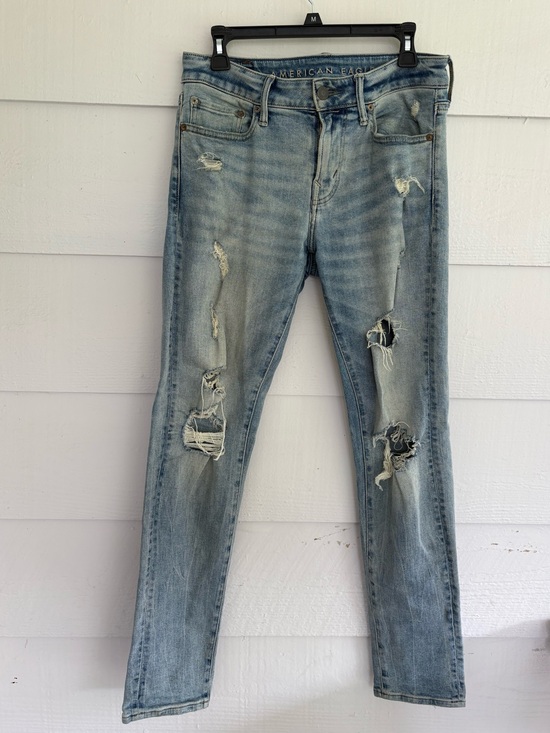 American Eagle Outfitters Other - American Eagle Next Level AirFlex Distressed Jeans Men's 30x32 Light Wash Denim